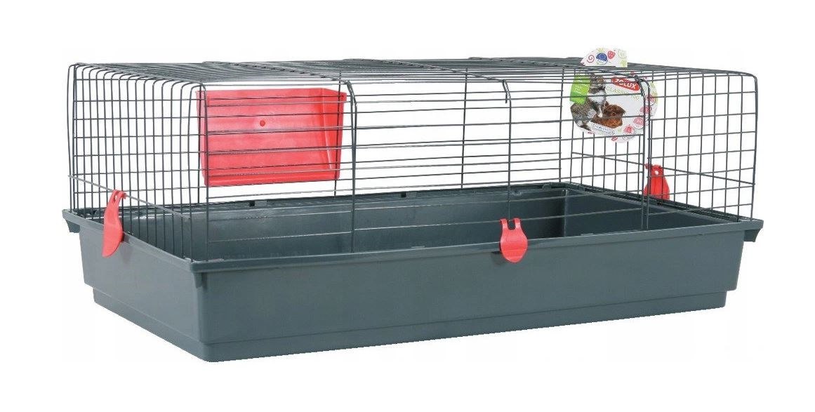 Zolux Klec pro velké hlodavce Classic 100 cm, šedá/červená
