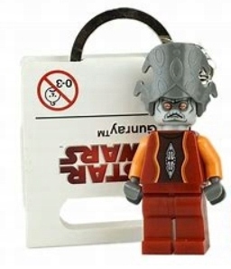 Přívěsek Lego Star Wars 852839 Nový Nute Gunray přívěsek na klíče na klíče batohu