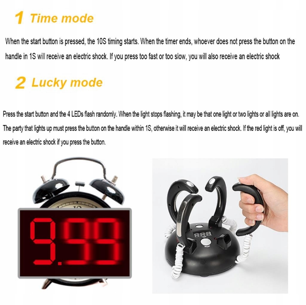 Gra Żarty Błyskawica - Reaction Tester Typ Podstawa