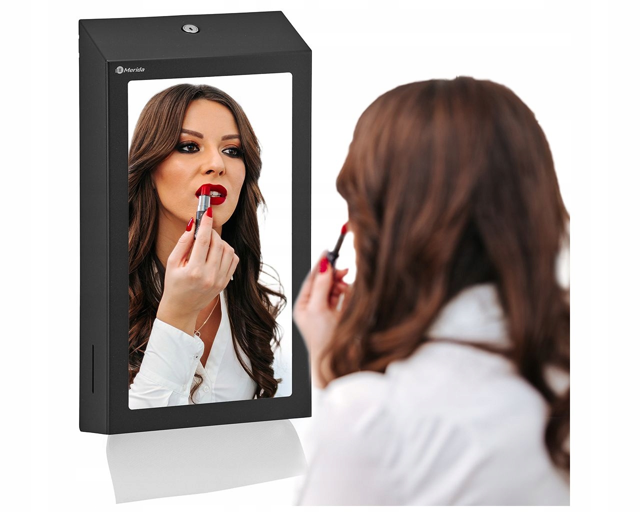 Merida – Zásobník Na Papírové Ručníky Se Zrcadlem