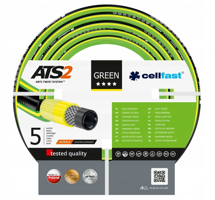 

Cellfast Wąż Ogrodowy Green Ats 3/4 50m