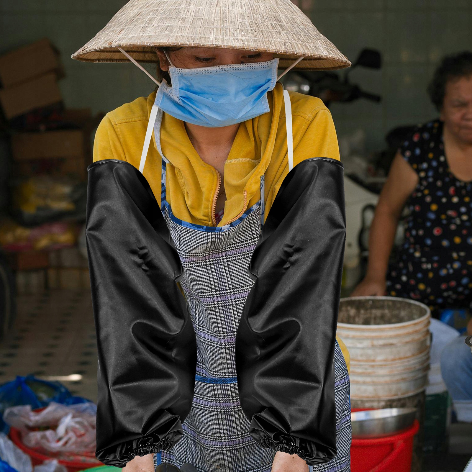 RĘKAWICE DO PRAC OGRODOWYCH Z OLEJOSZCZELNYM RĘKAWEM Liczba par w opakowaniu 1