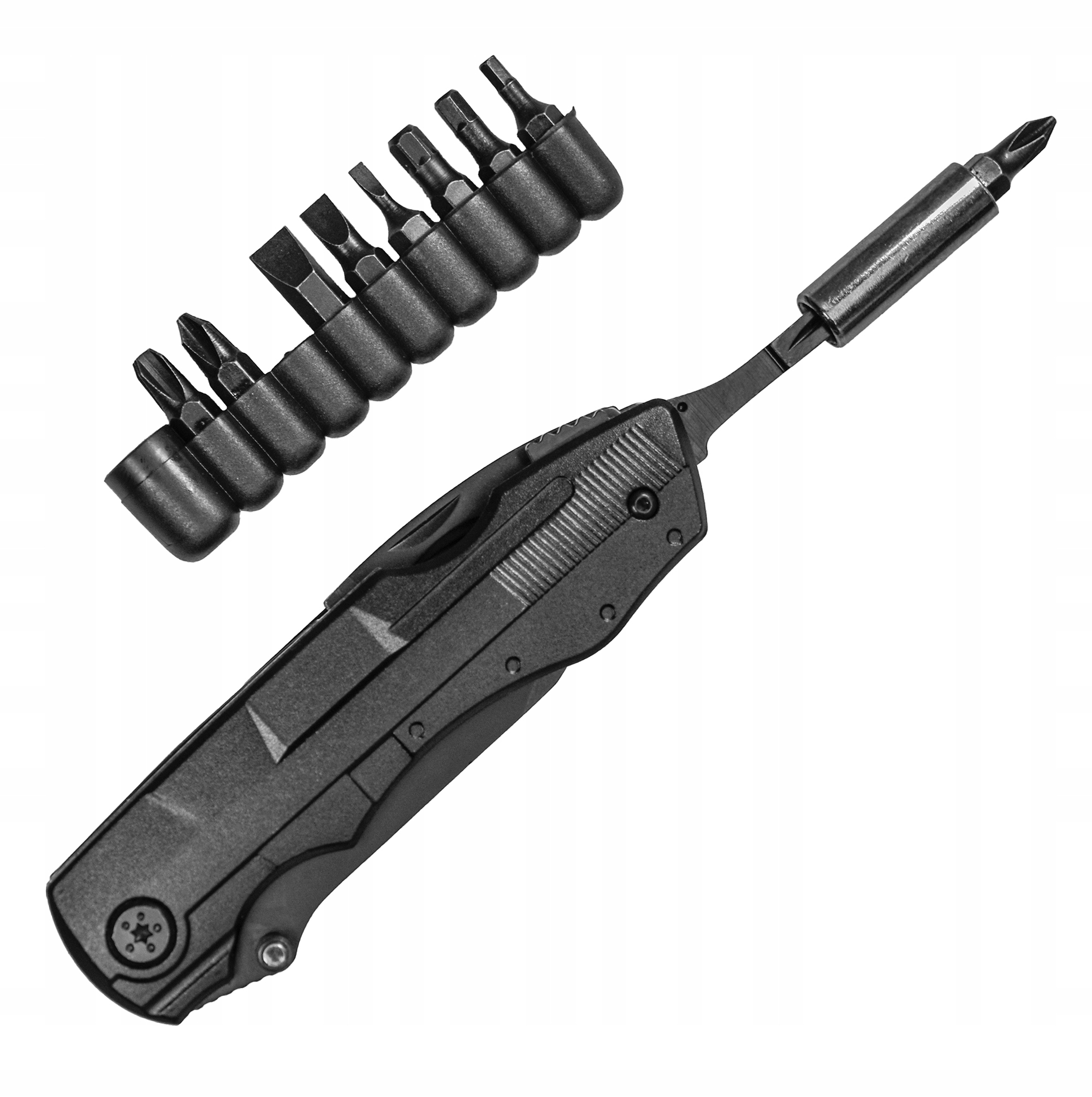 Nůž Multifunkční Kombinačky Šroubovák Bity Multitool Robustní