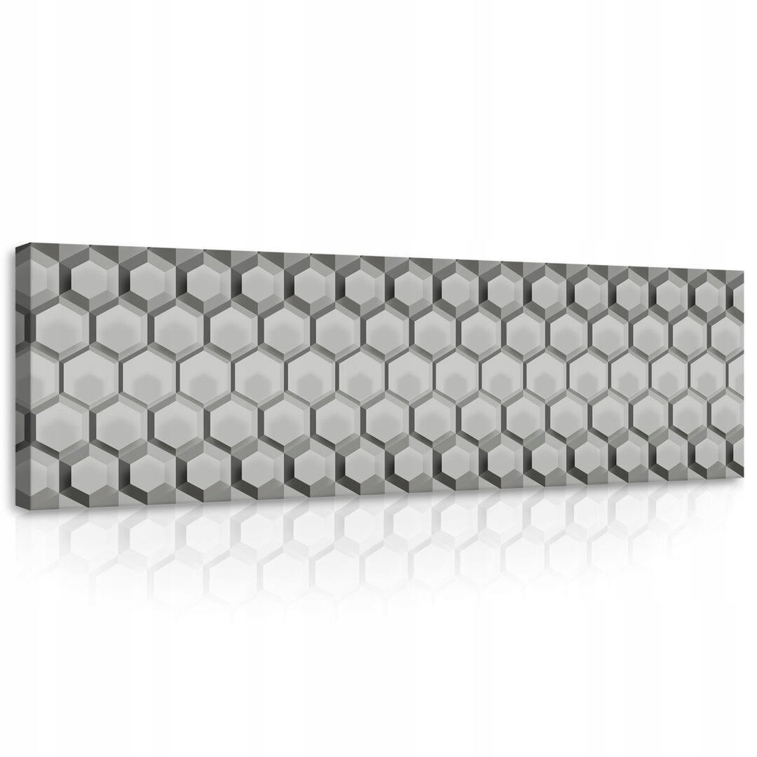 Obraz 145x45 Abstrakce geometrie šedá minimalismus textura moderní
