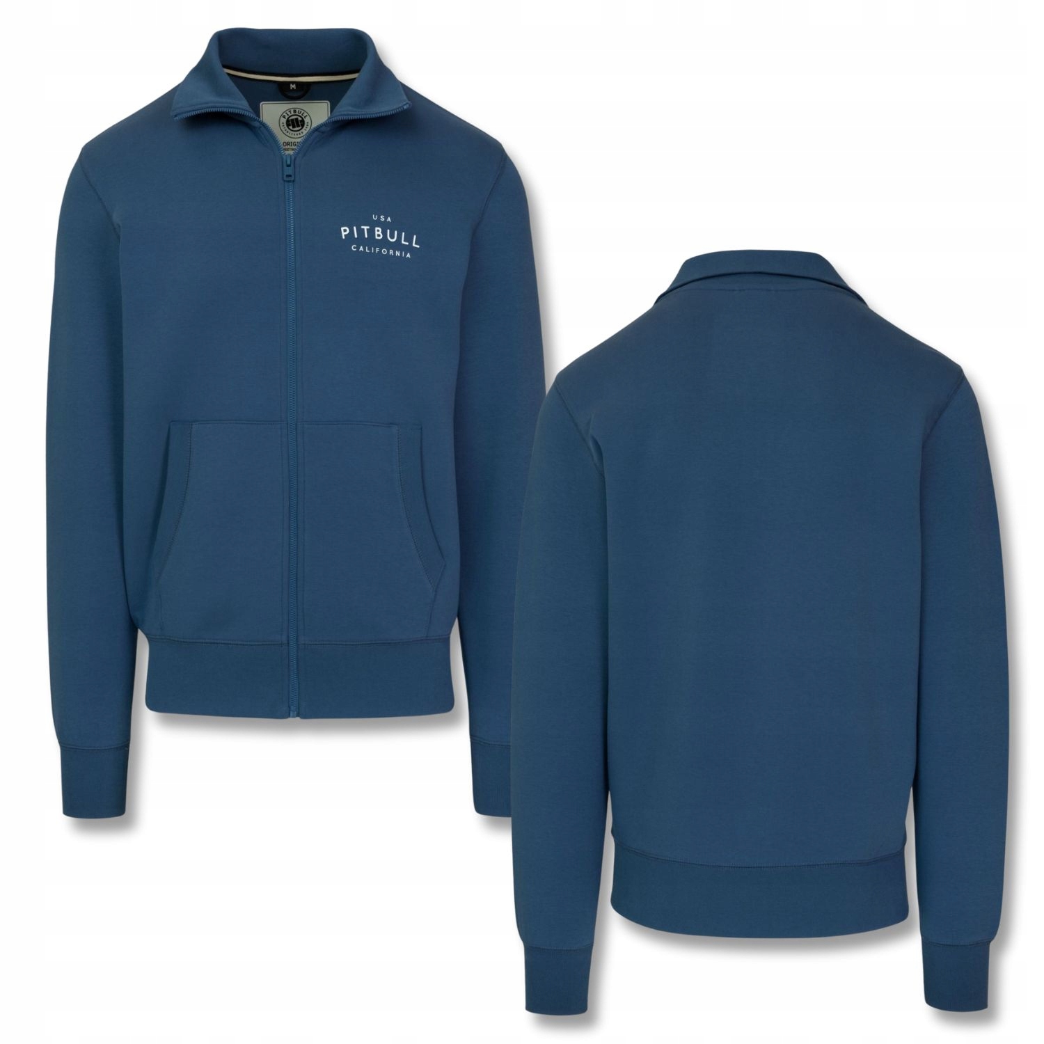 Pánská Rozepínací Mikina Pitbull Sampson Denní na zip se stojáčkem Hladká