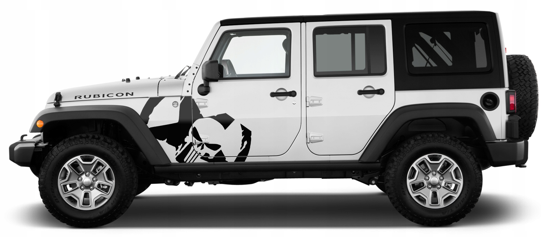 NAKLEJKA na samochód JEEP Gwiazda Punisher 30x17 Numer katalogowy producenta MG383-1