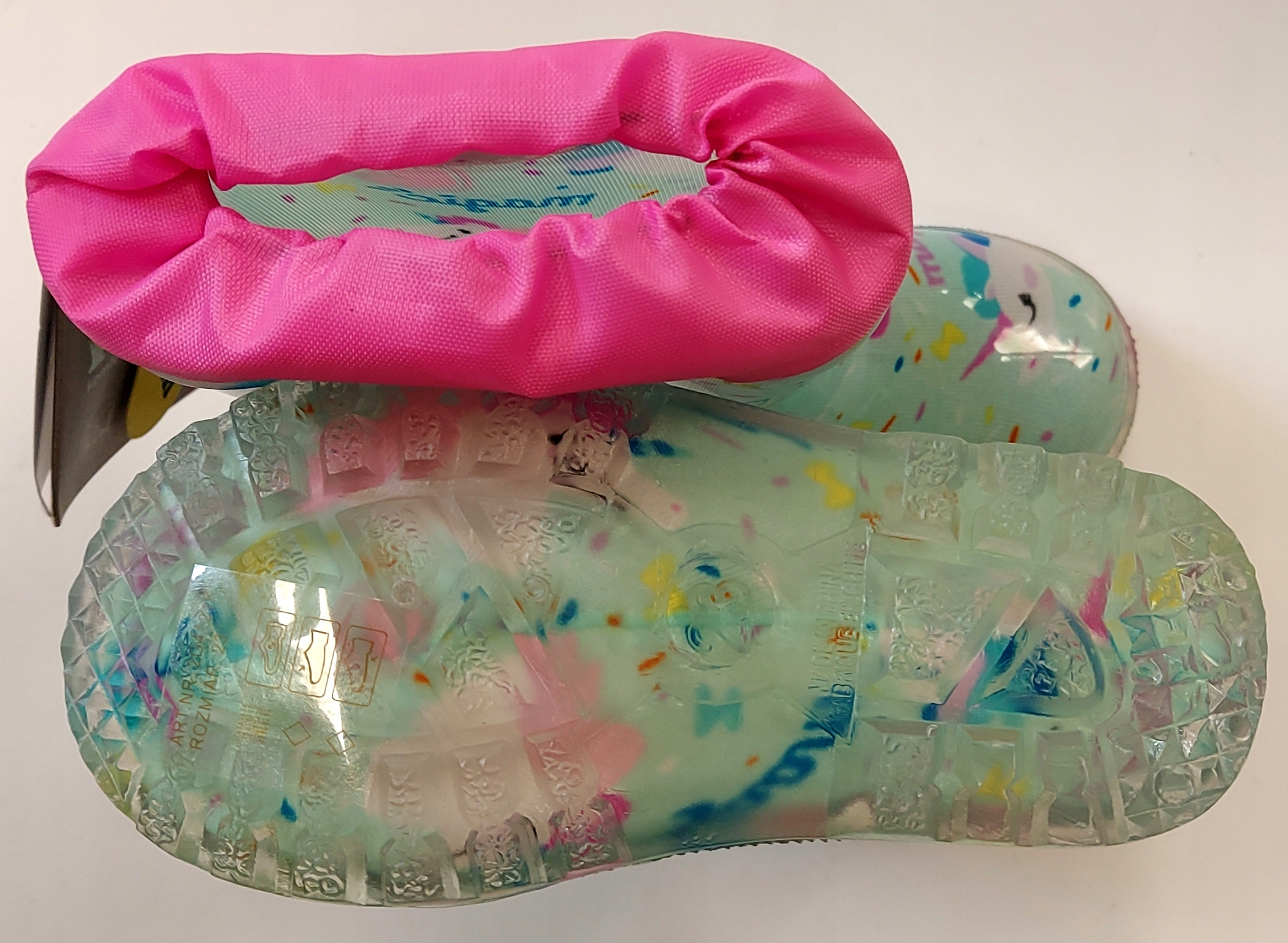 KALOSZE WOJTYŁKO ZE ŚCIĄGACZEM LEKKIE 25 15,50 CM Płeć dziewczynki