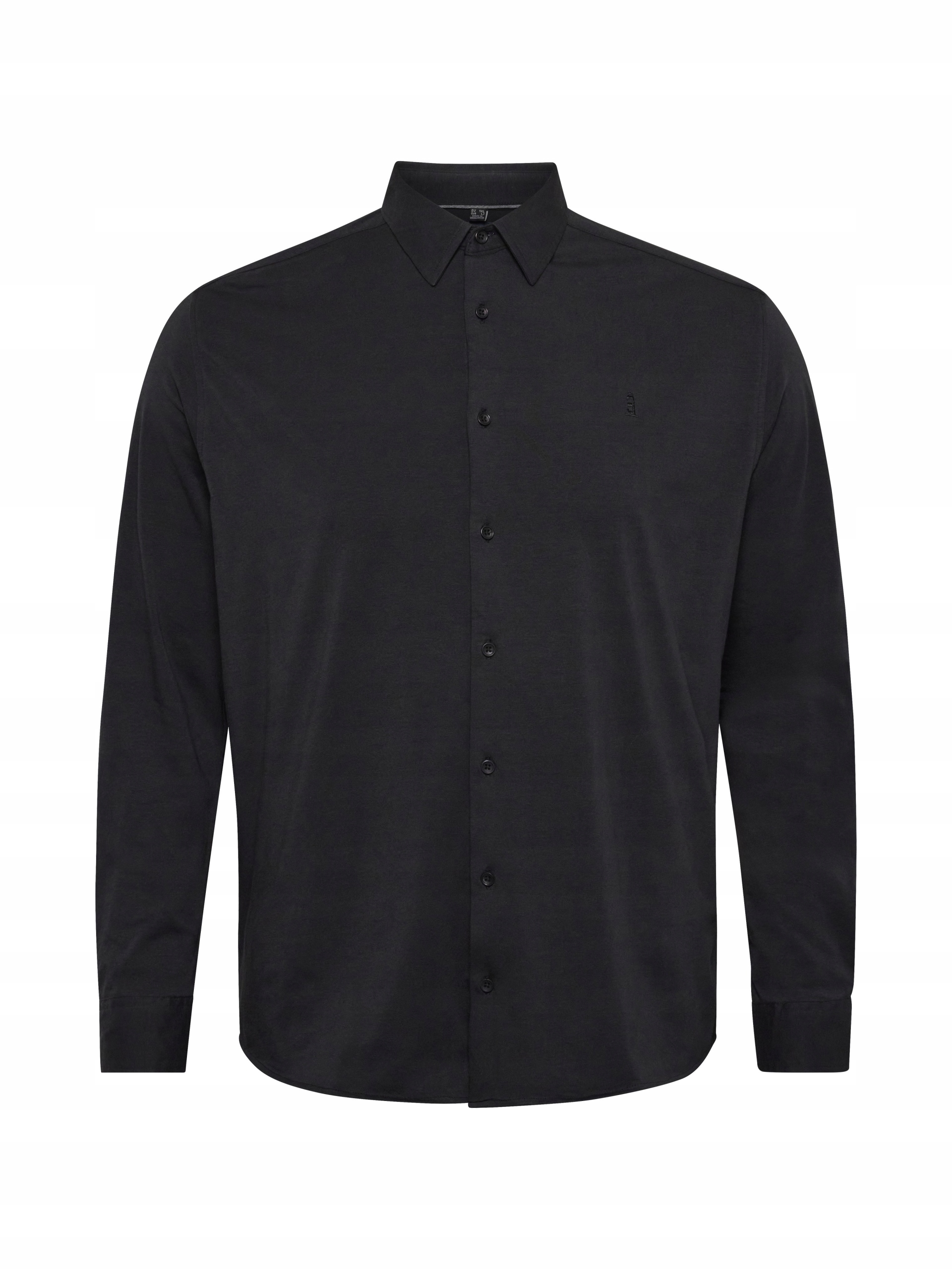 North 56°4 Velká Elastická Košile Velké Velikosti Černá 4XL