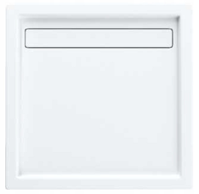 Čtvercová sprchová vanička Camparo Stabilsound 100x100x6,5