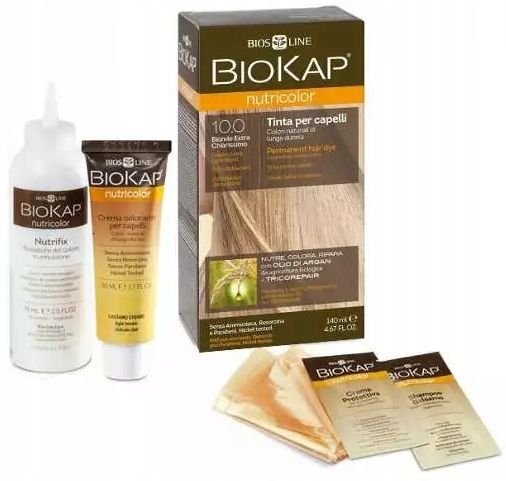 

Biokap Nutricolor 10.0 b. jasny złoty blond 140ml
