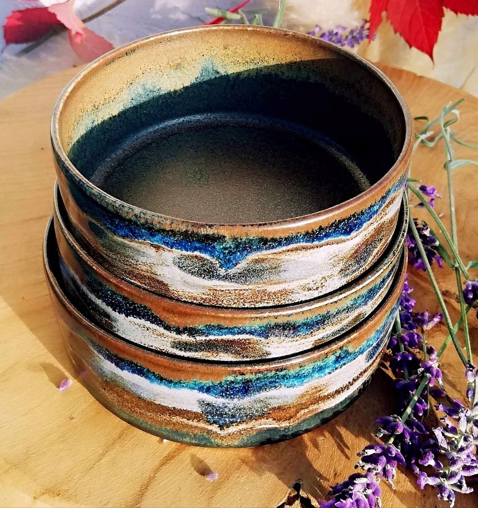 Sada 3 Keramických Základů na šperky Světlo občerstvení Palo Santo