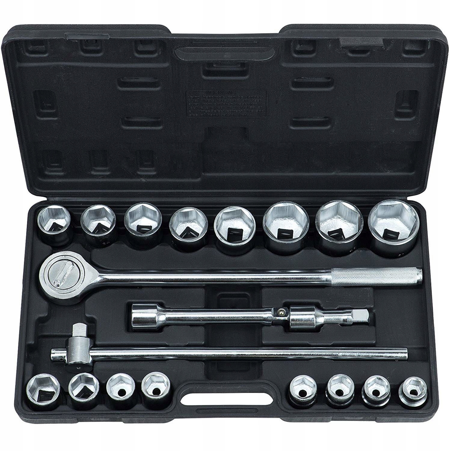 Sada Veľkých Nástrčné Kľúče 21ks 3/4 Veľké Nástavce Sada Tir