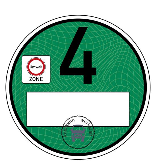 Naklejka ekologiczna Fabryka Naklejek Euro 4