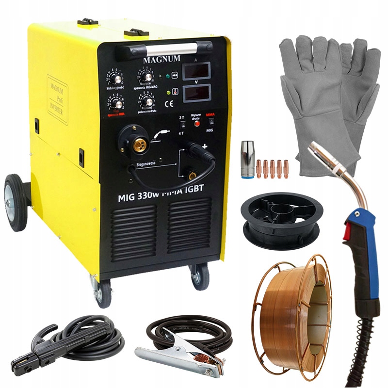 MIGOMAT 400V Magnum MIG 330 MMA MAG IGBT 4x4