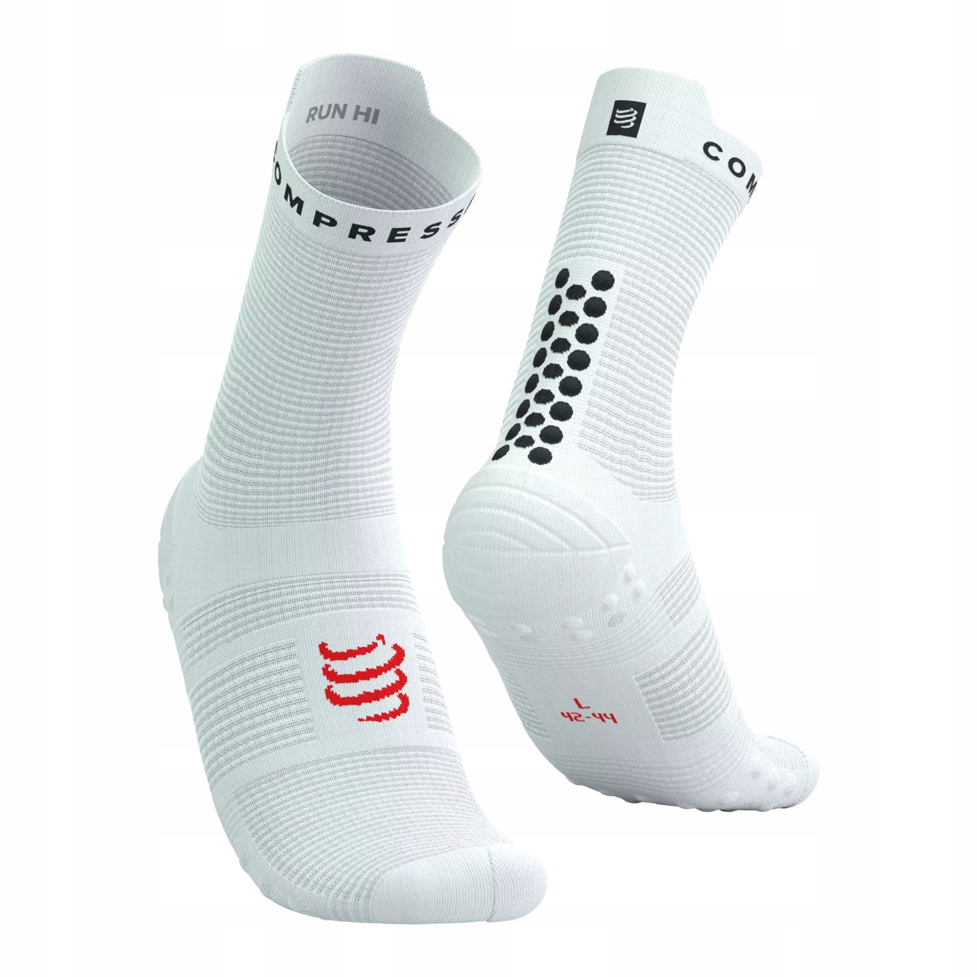 Skarpety do biegania Compressport Run High V4.0 Wysokie za kostkę T3