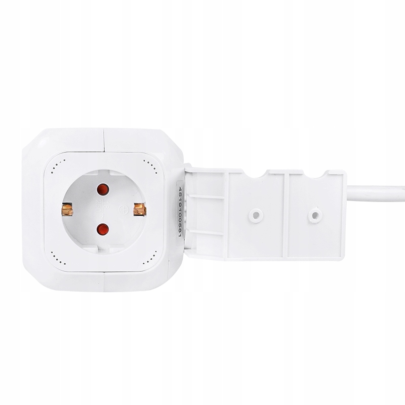 Listwa zasilająca Power Cube 4-kierunkowa,4x CEE 7/3 + 2x USB-A,1,4 m,biała Marka Logilink