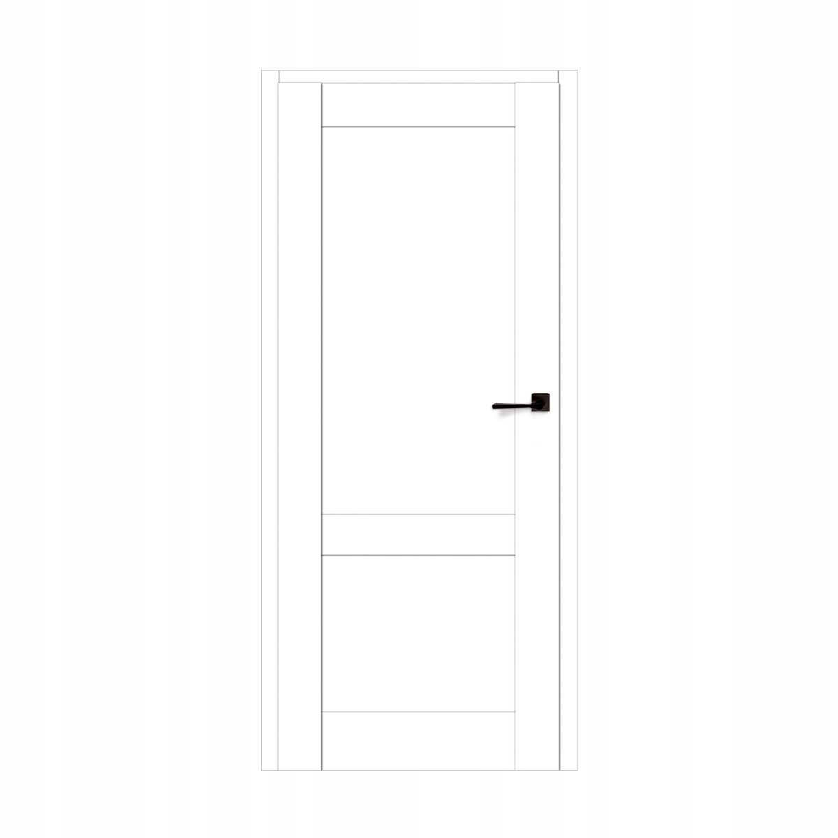 Drzwi wewnętrzne białe matowe bezprzylgowe RUMBA