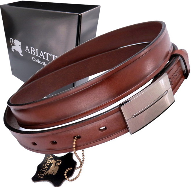 

Skórzany Pasek Do Spodni Abiatti Pełna Klamra -50%