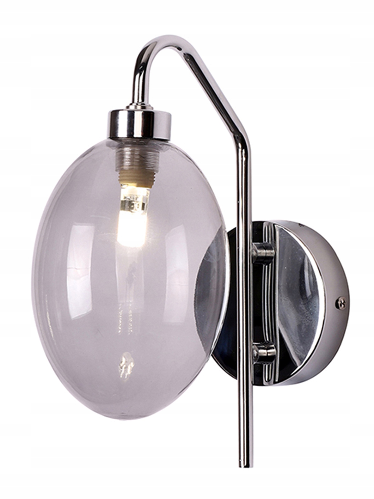 Skleněná nástěnná lampa Balónek Moderní