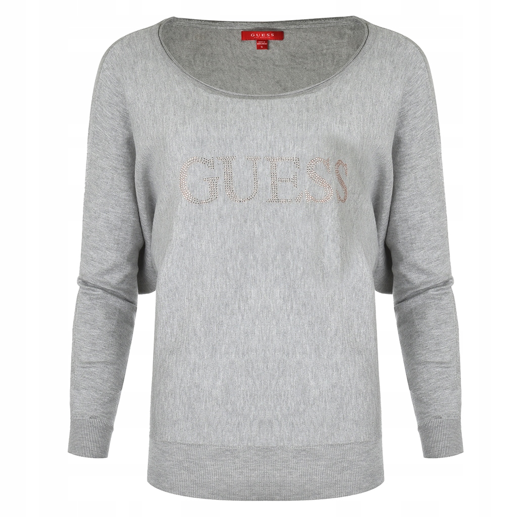 Dámský svetr Guess Logo Q1BR19 Z2KH0 Šedá