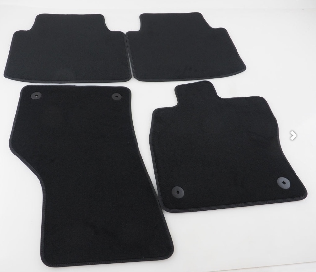 Aso Oryginalne Dywaniki Welurowe 4szt. Arteon 17-czarne