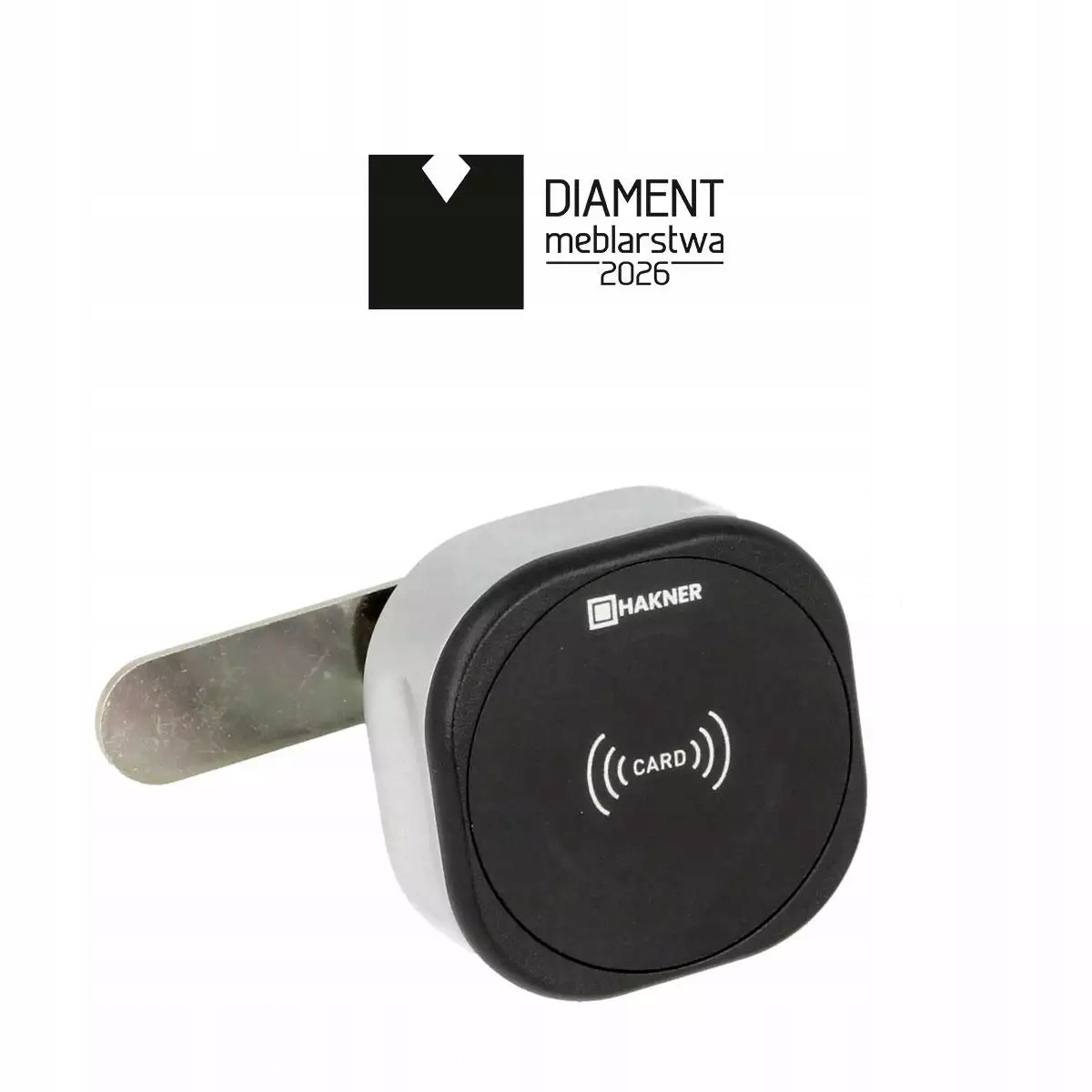 Elektronický zámek Hakner kódový na kartu do skříněk matný chrom Roxi-K