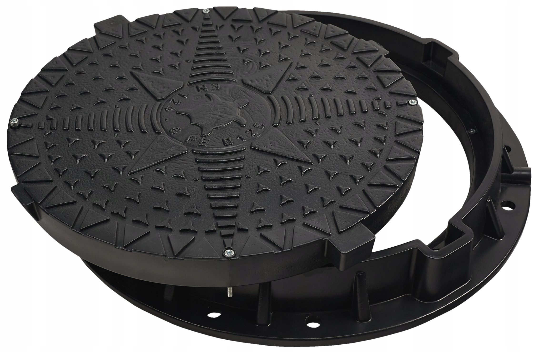 Kryt poklopu do žumpy Ø600/800 B125 (12,5 ton) pre garáž a príjazdovú cestu