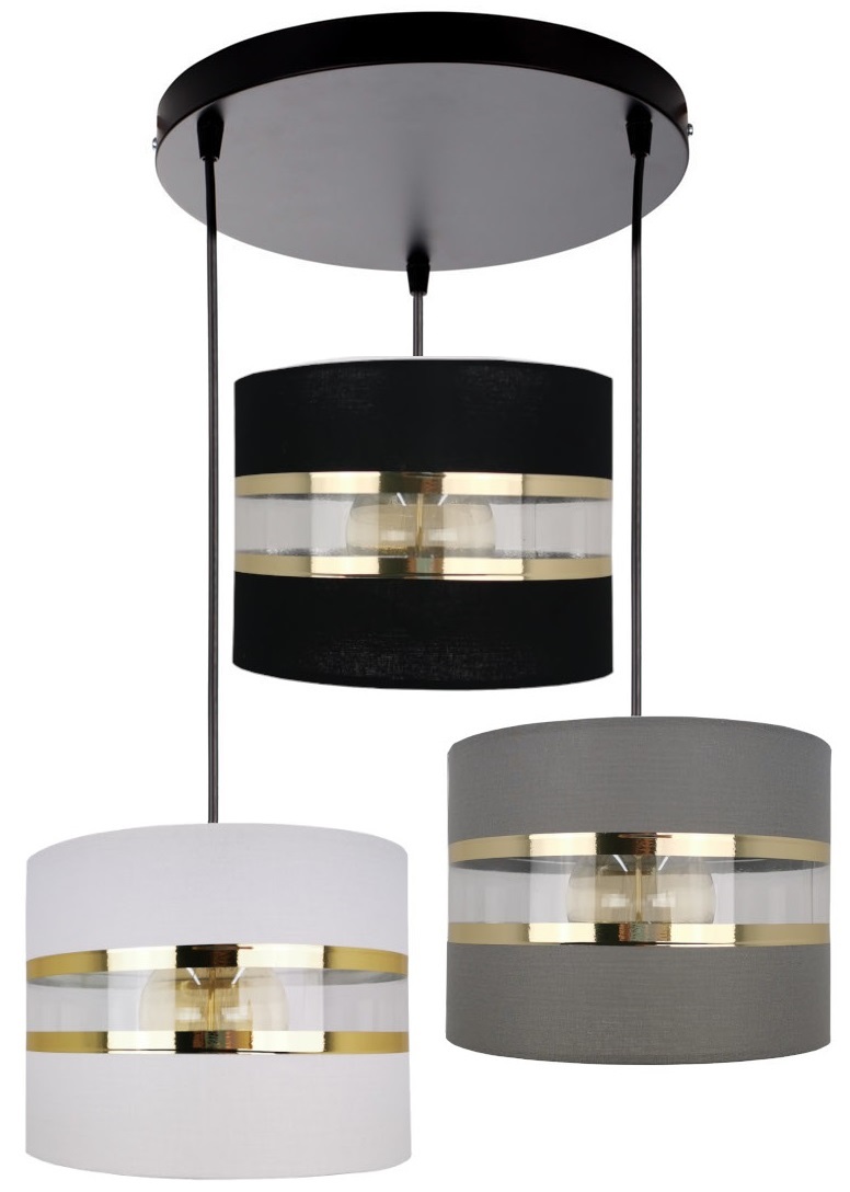 

Lampa Wisząca Zwis Sufitowa Żyrandol Abażur Led