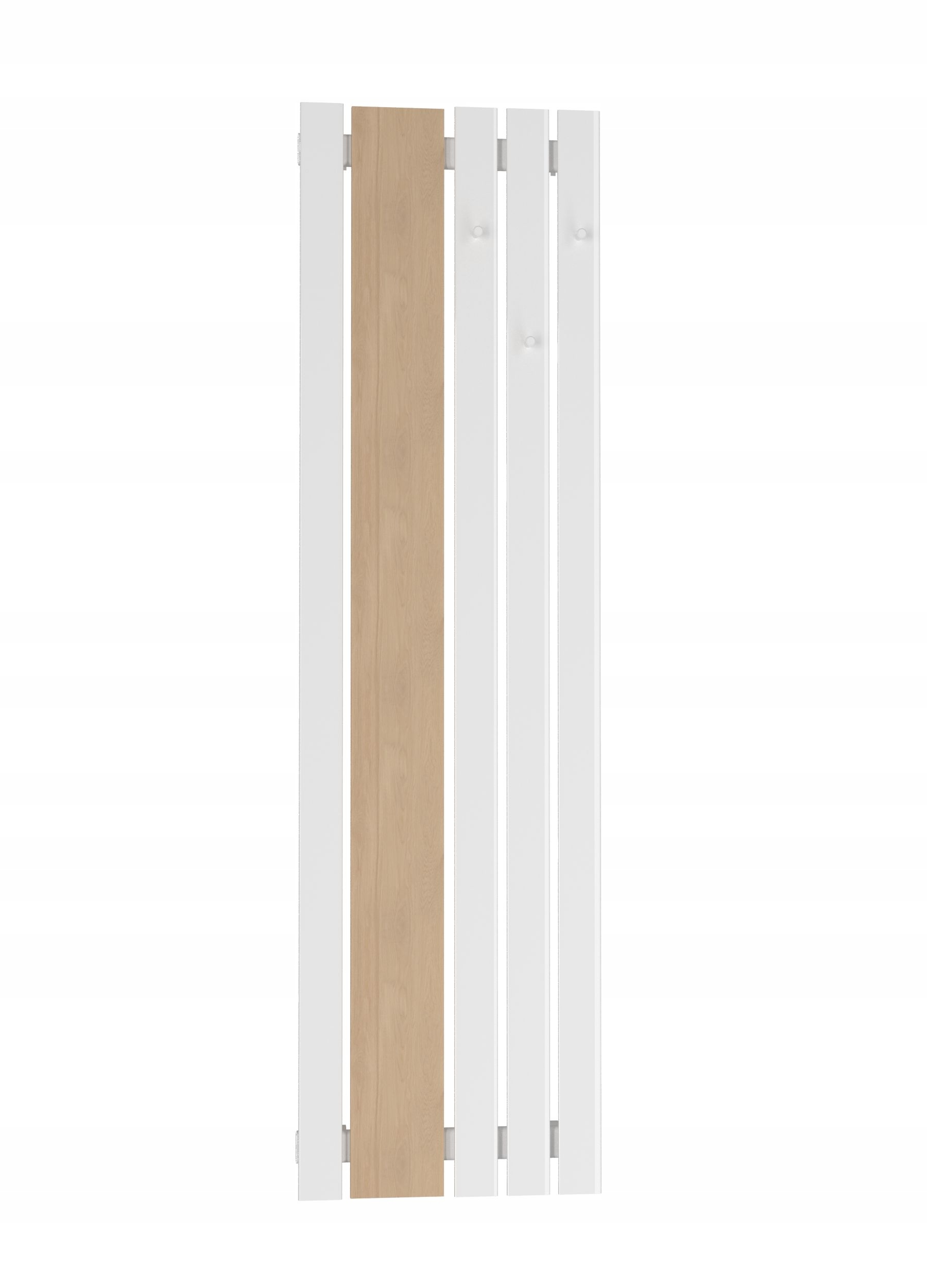 Dekoratívny panelový radiátor Bello wood hook 160/52 Biely Lesk