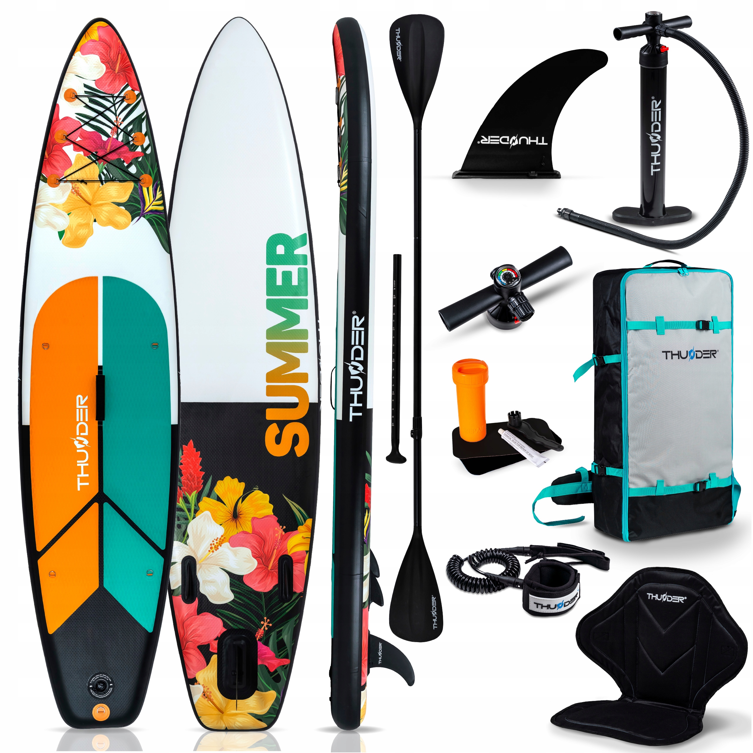 Deska Sup Pro stand up paddle pompowana 320 cm zestaw z wiosłem 150KG