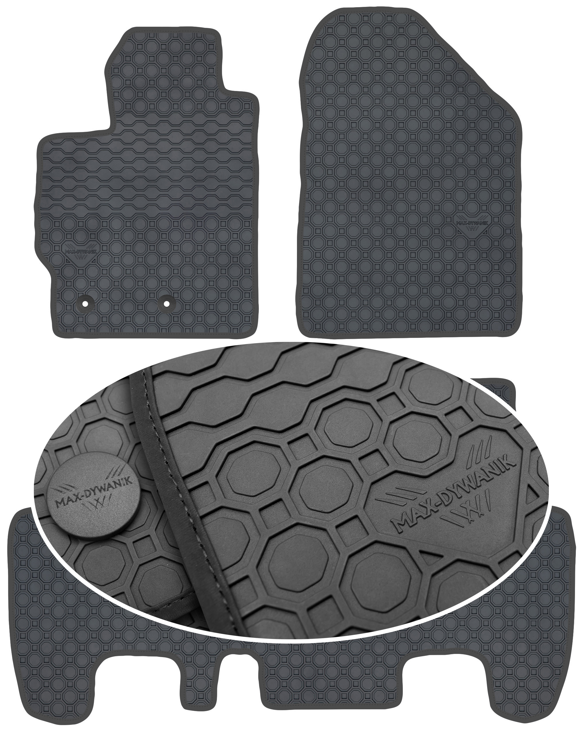 Toyota Yaris II 2005-2011 Koberce Čierne