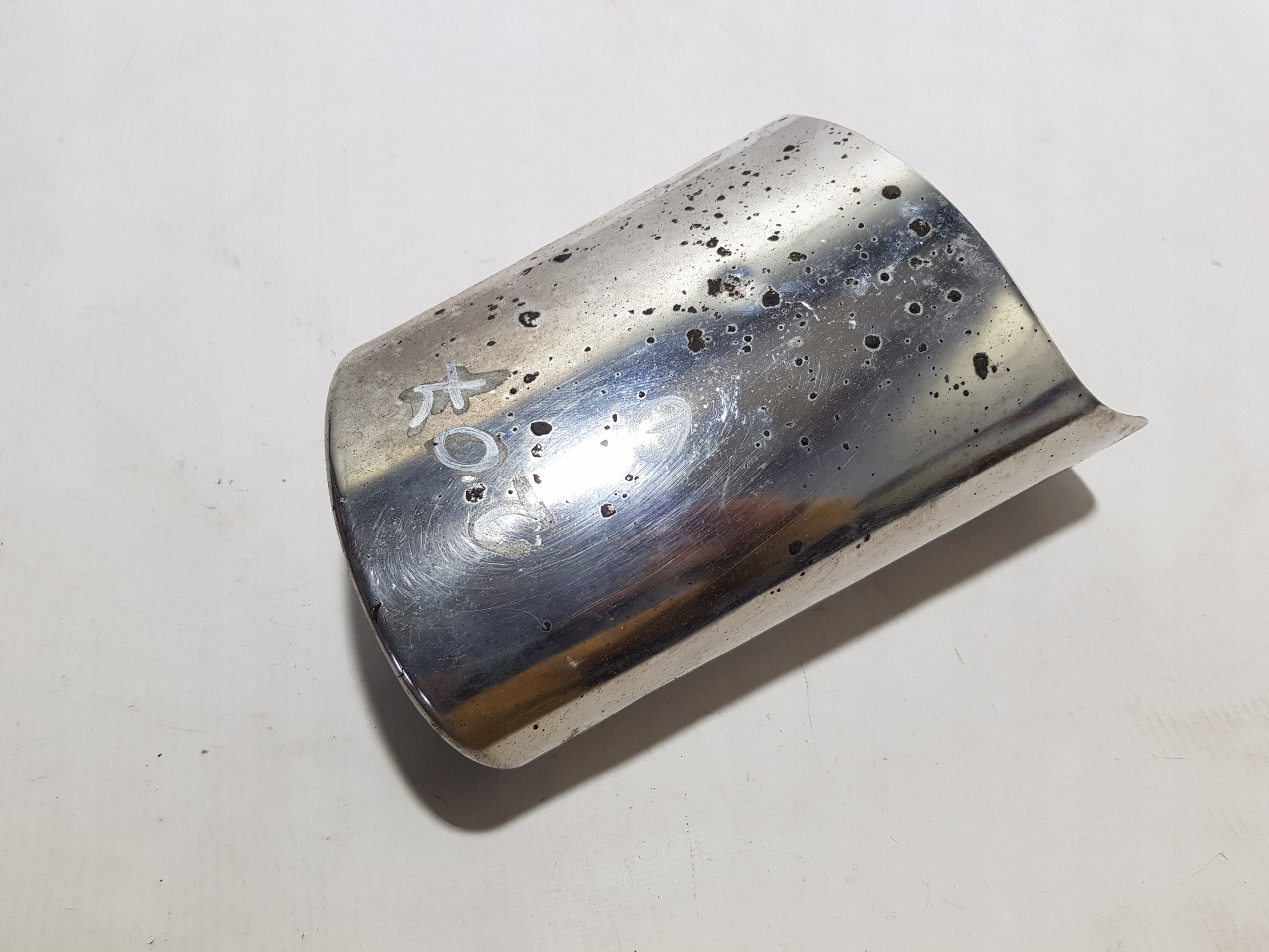 pipe end of an exhaust silencer MERCEDES W207 left