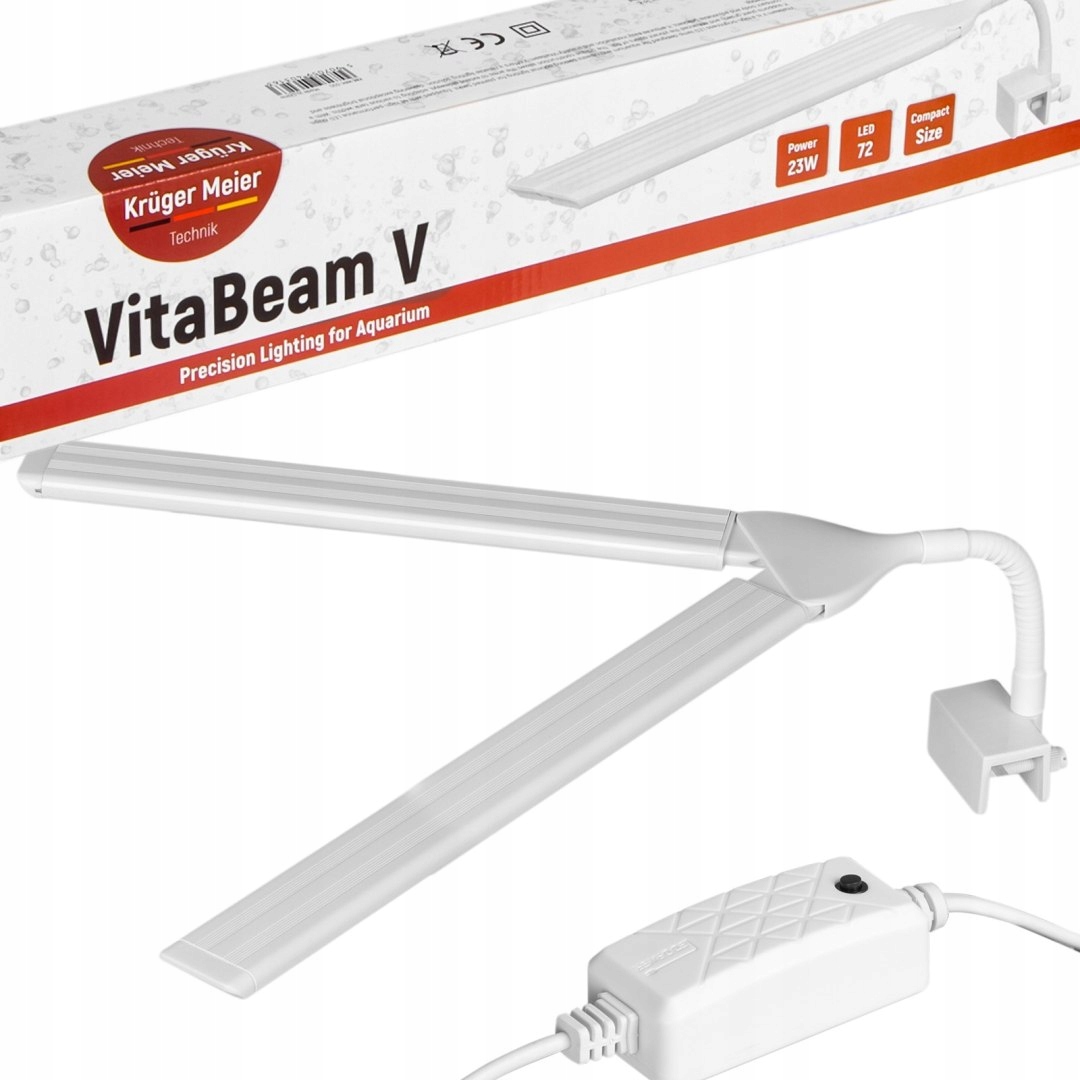 Levně Kruger Meier VitaBeam V – Led lampa 23 W do akvária 80 l – 120 l