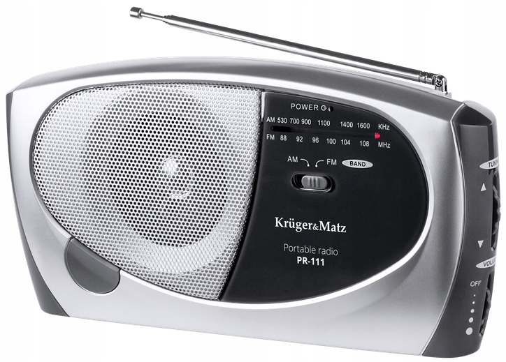 Přenosné Rádio Am/fm Kruger&matz PR-111 Síťově-bateriové