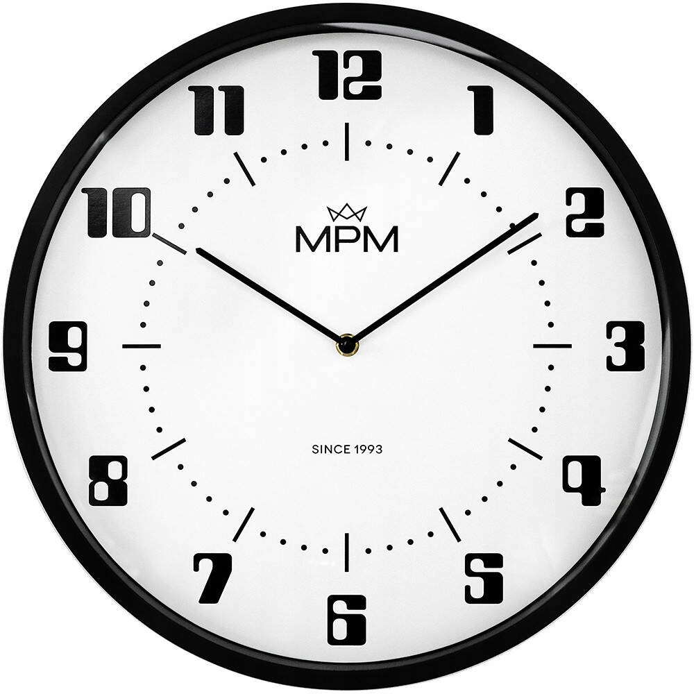 Velké Kulatý Klasické Nástěnné Hodiny Mpm E01.4206.00 40 cm