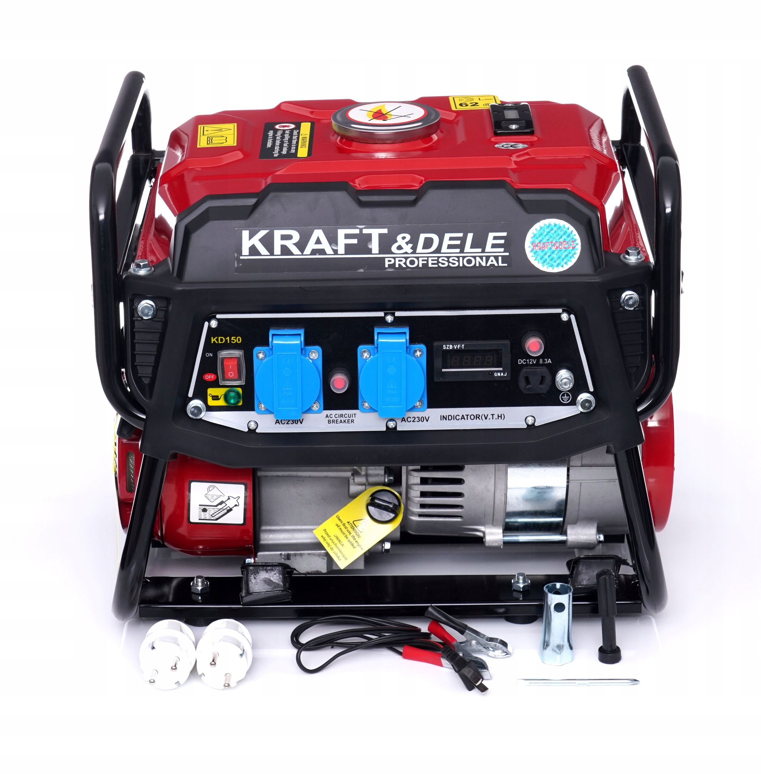 AGREGAT PRĄDOTWÓRCZY GENERATOR PRĄDU 1500W 3KM + olej Marka Kraft&Dele