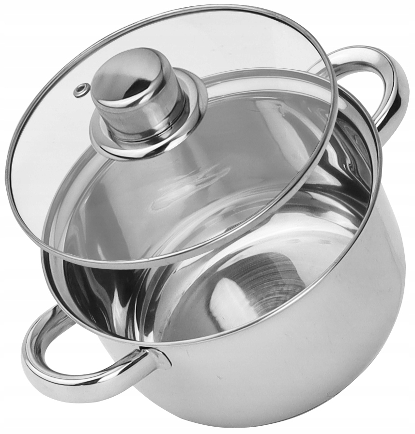 

Garnek Stalowy Z Pokrywką 16 CM 1,8 L Gaz