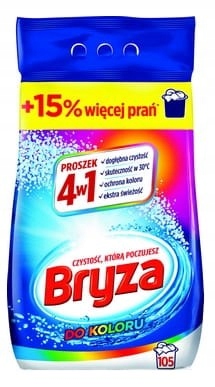 Levně Bryza 4v1 prášek Color 6,825kg 105 praní Bryza