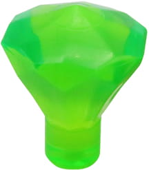 

Lego klejnot diament kryształ jasny zielony