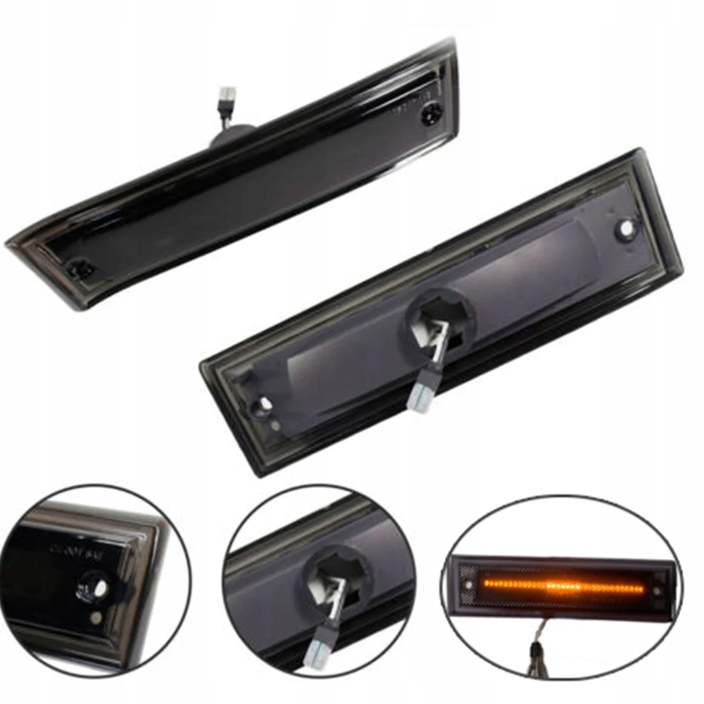 Lens Amber LED Front Side Marker Light for Chevrolet C10 C20 C30 GMC 81-91