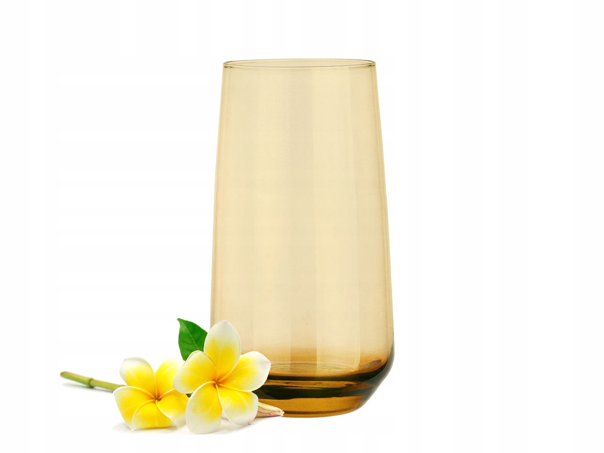 

Szklanka Do Wody, Drinków 430ml Miodowa