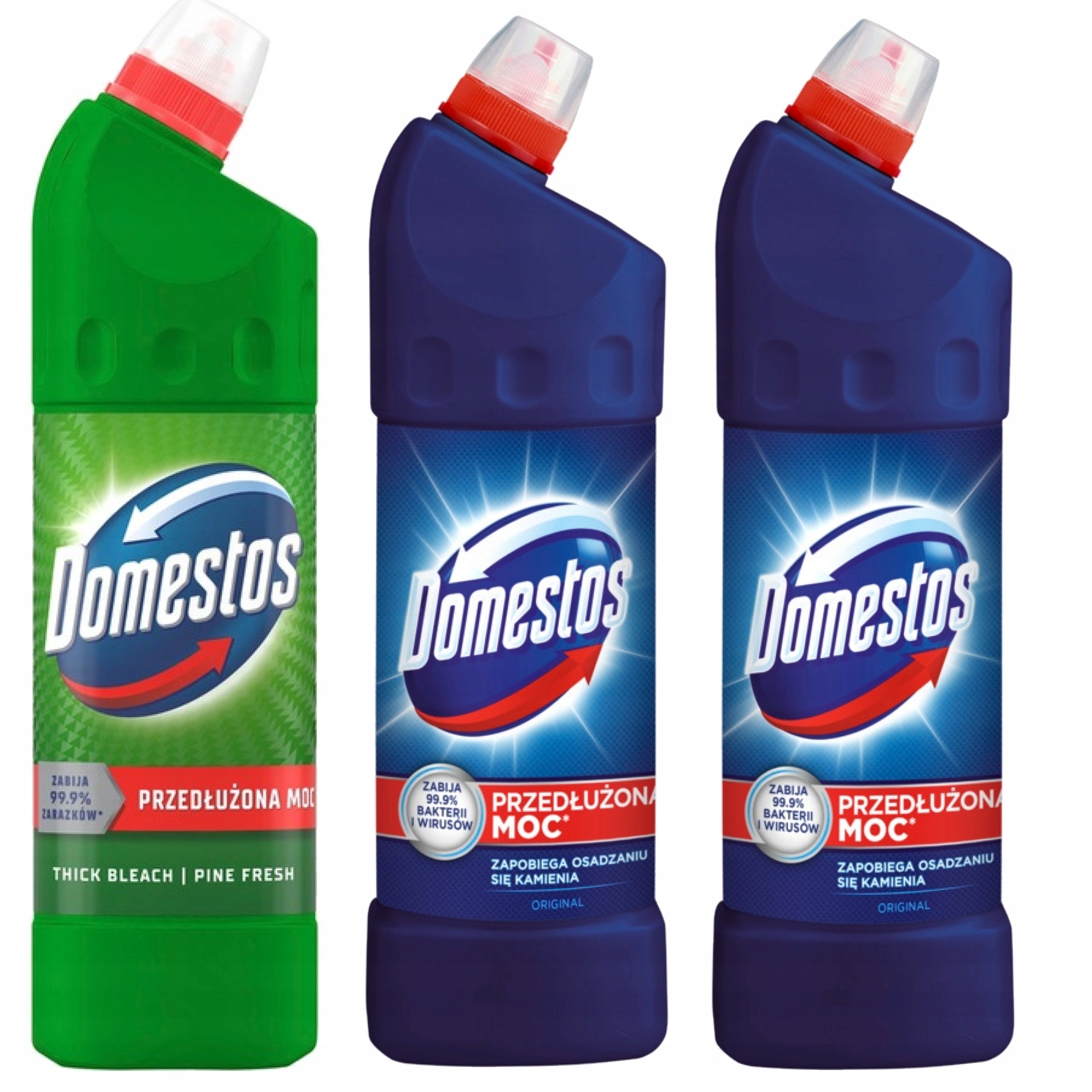 Levně Domestos Sada tekutých Wc toalet Original 2 l Pine Fresh 1 l