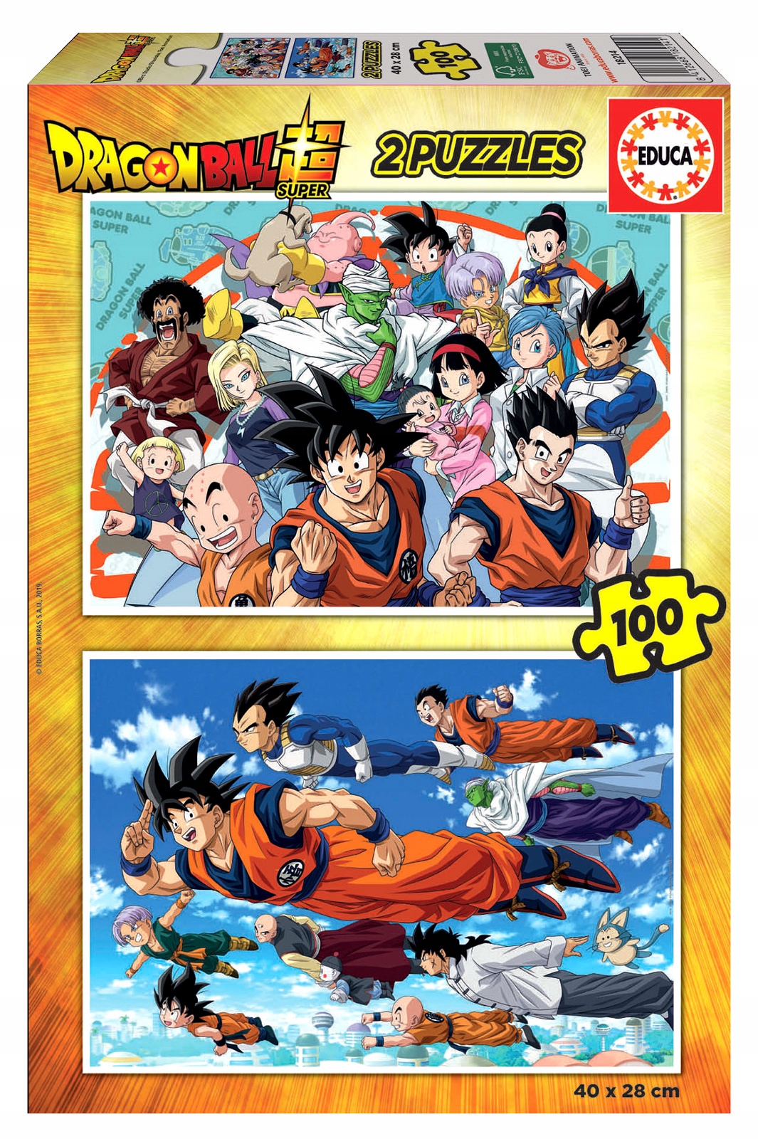 

Educa Puzzle 2 x 100 el Dragon Ball