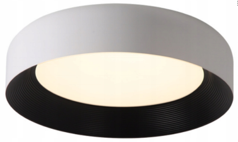 Rundo Stropné Svietidlo 44 cm 20 W Led Biely Čierny