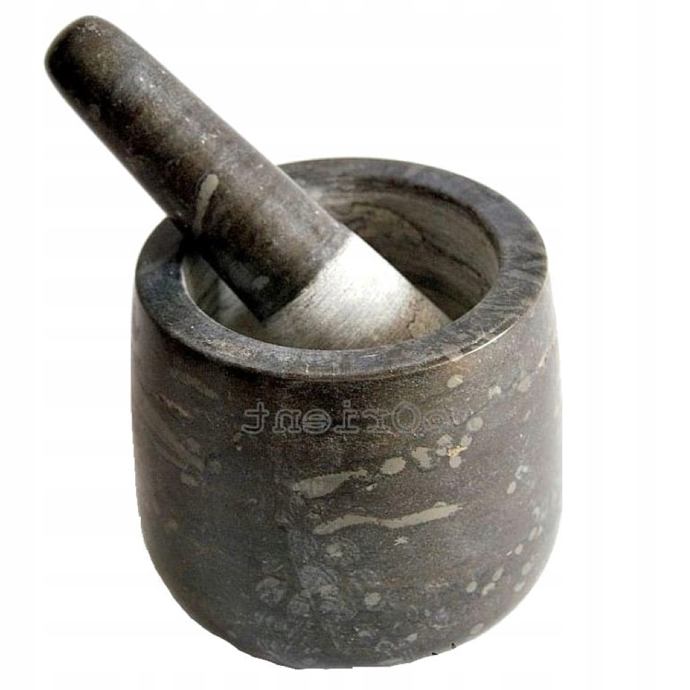 Kuchyňský hmoždíř Granitový kamenný s paličkou Průměr 11 cm Jade Temple