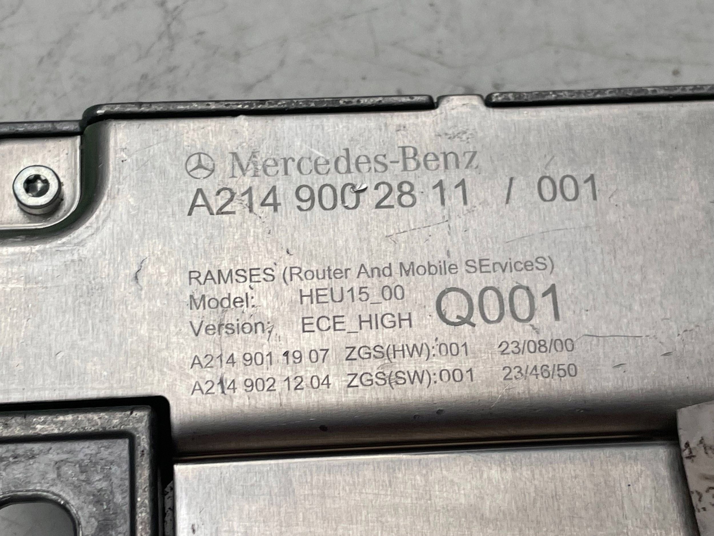 Mercedes-Benz E W214 module control unit A2149002811 !J