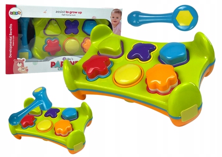 

Sorter Edukacyjny Dwustronny Wbijanka Młotkiem