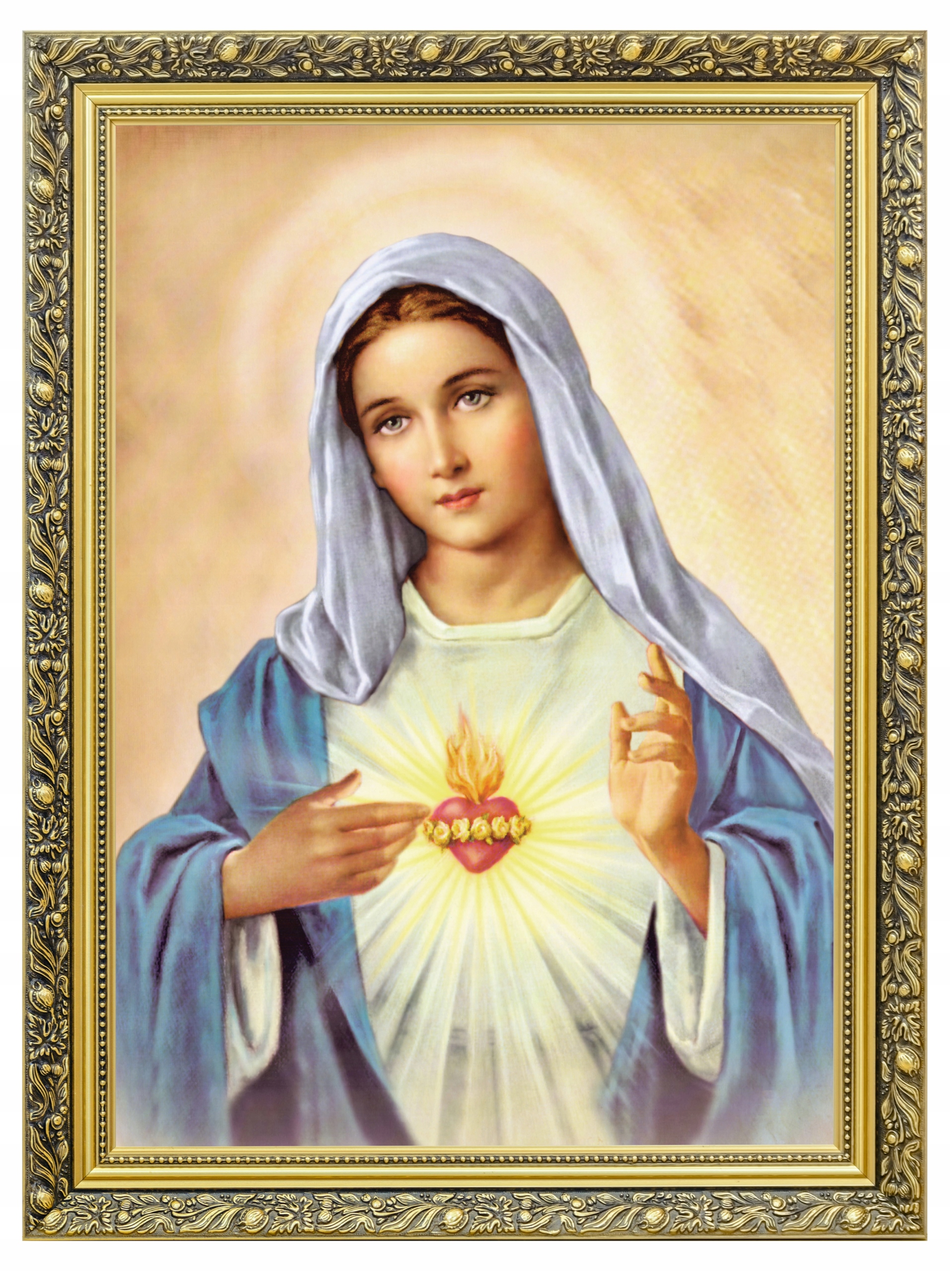Srdce Márie príležitosť obraz Zlatý rám 60x80