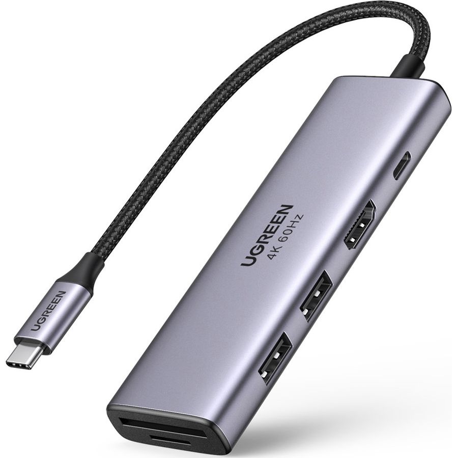 Usb hub Ugreen Usb-a Usb-c Hdmi 4K 60Hz čtečka Sd