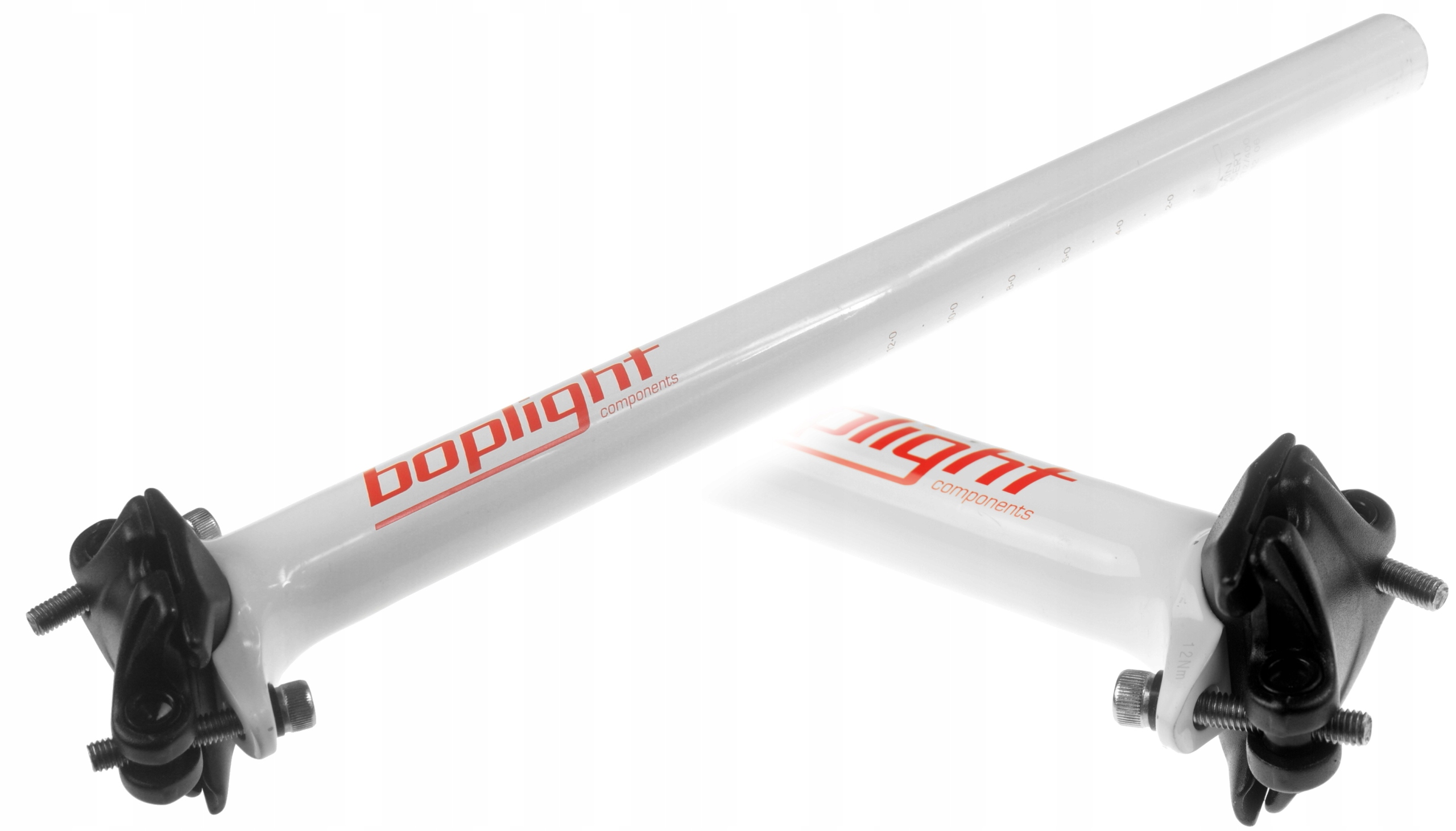 

Boplight Team 30.9 x 400 wspornik siodła biały